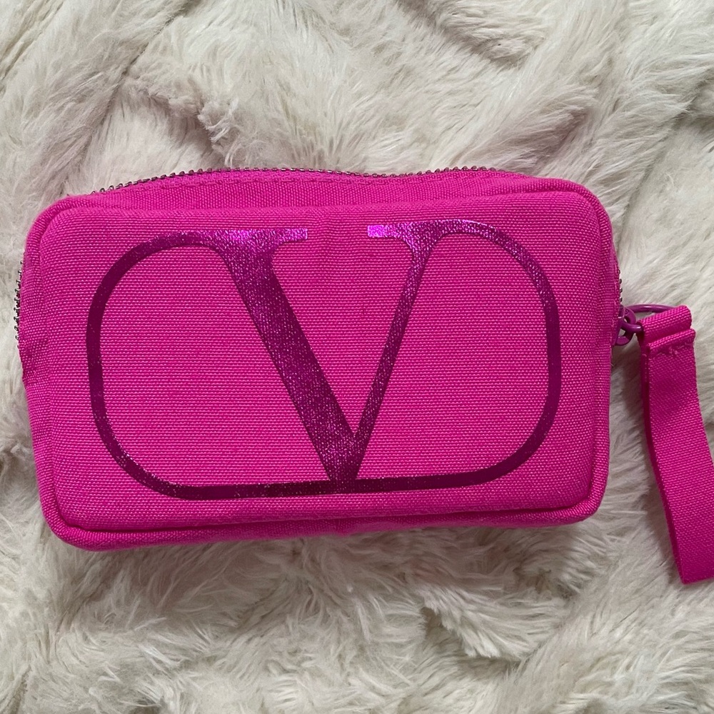 Valentino Pink Cosmetic Pouch